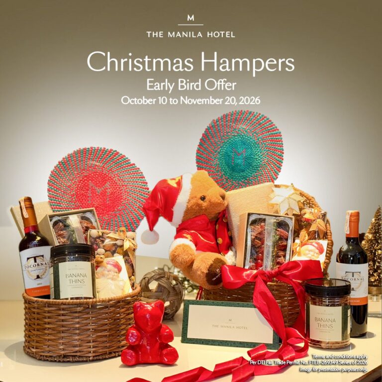 The Manila Hotel Offers 30% Off Christmas Hampers